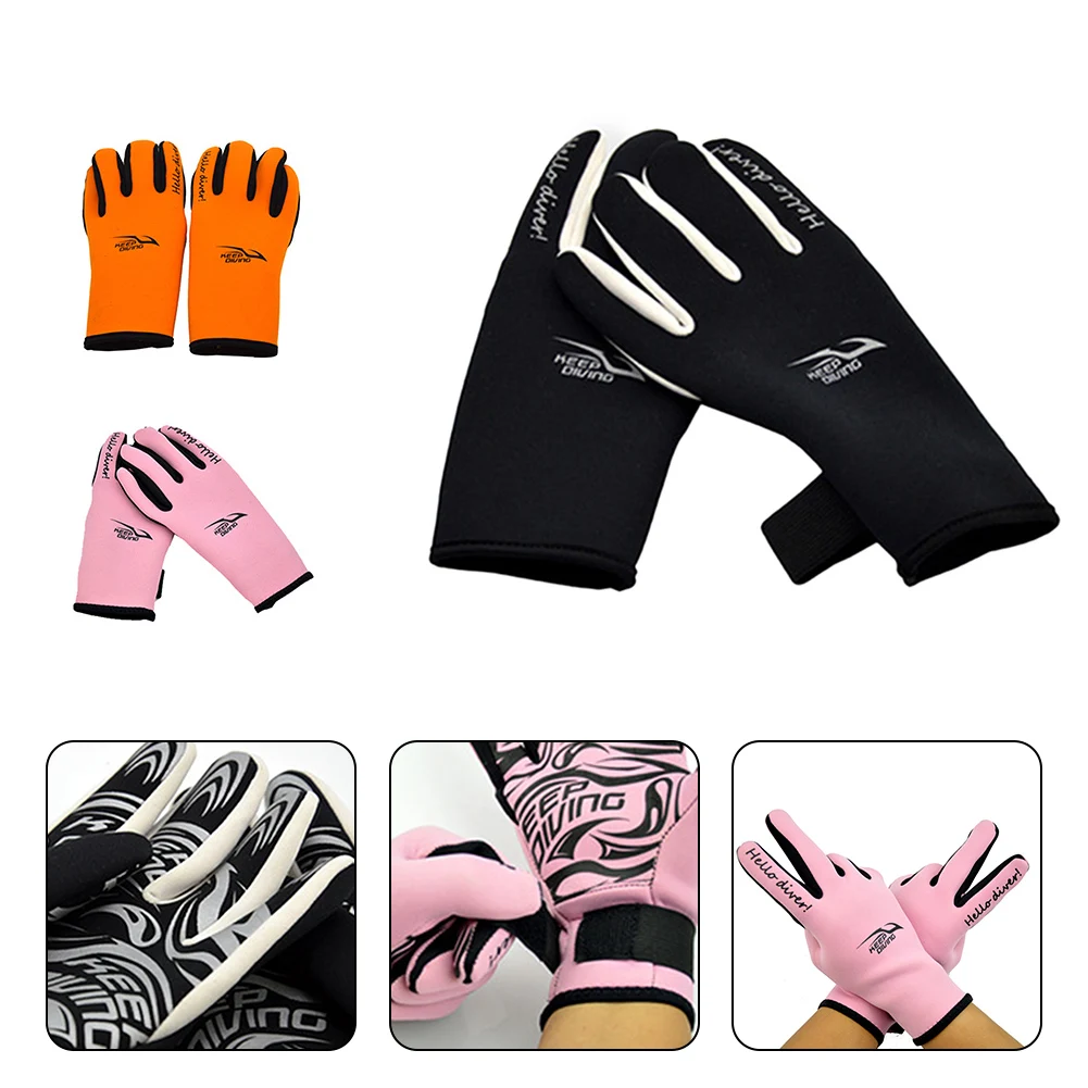 1Pair Scuba Diving Snorkeling Gloves Non-slip Anti-Scratch Warm Wetsuits Gloves For Scuba Diving, Kayaking, Fishing, Snorkeling