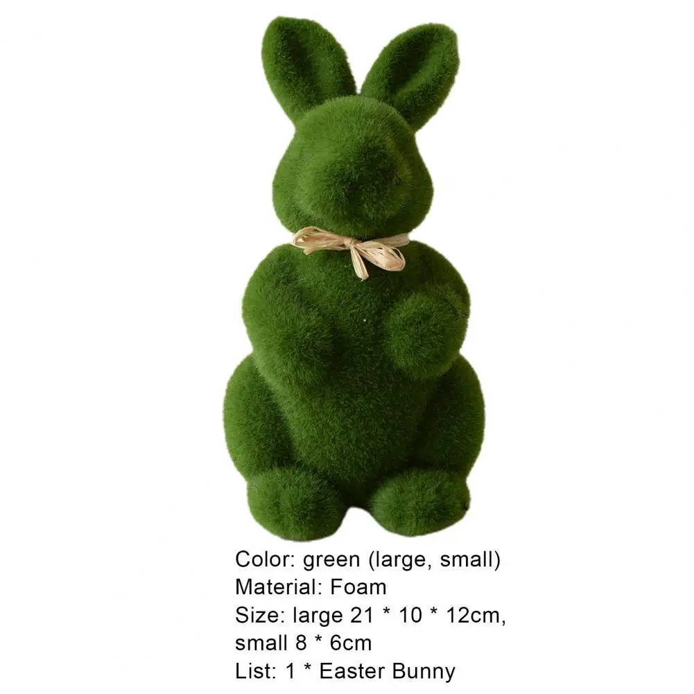 

Doll Ornament Lovely Simulation Foam Easter Bunny Decoration for Living Room