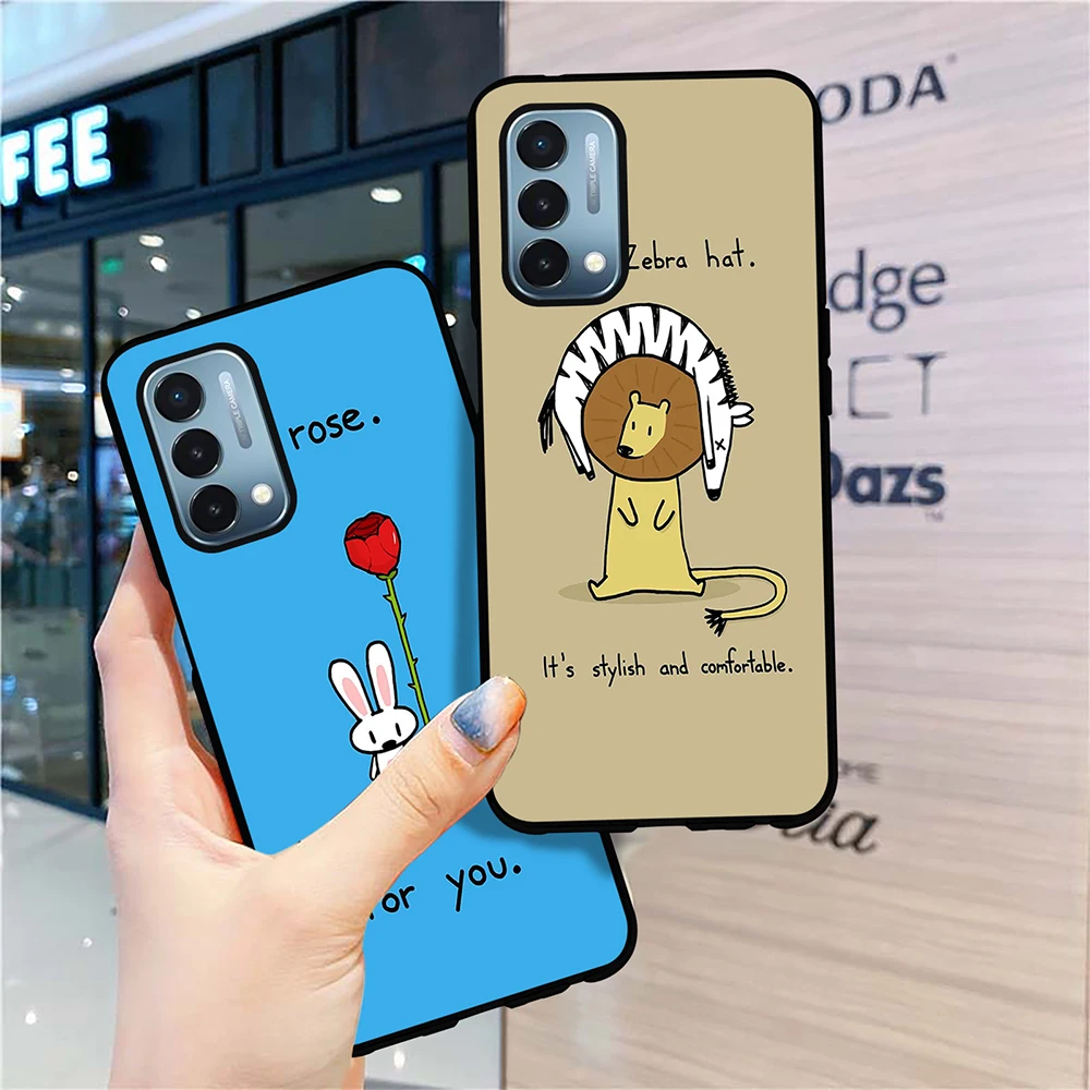 

Funny Animals Phone Case for OnePlus Nord 2 CE 5G N200 N100 N10 Soft Silicone Cover for One Plus 8T 8 7 T 7t 9 Pro 9pro Fundas