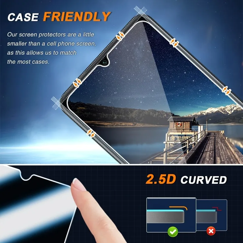 5 шт. закаленное стекло для Samsung Galaxy A17 A16 A15 A14 A13 A12 A11 A51 A52 A53 A54 A55 A56 A34 A35 A36 противошпионское стекло (art.: 3920d3efd29bd) - 3920d3efd29bd