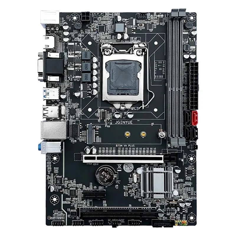 

Материнская плата JGINYUE для компьютера, материнская плата B75 Micro-ATX LGA1155 2XDDR 3 RAM USB3.0 SATA с M.2 NVME VGA