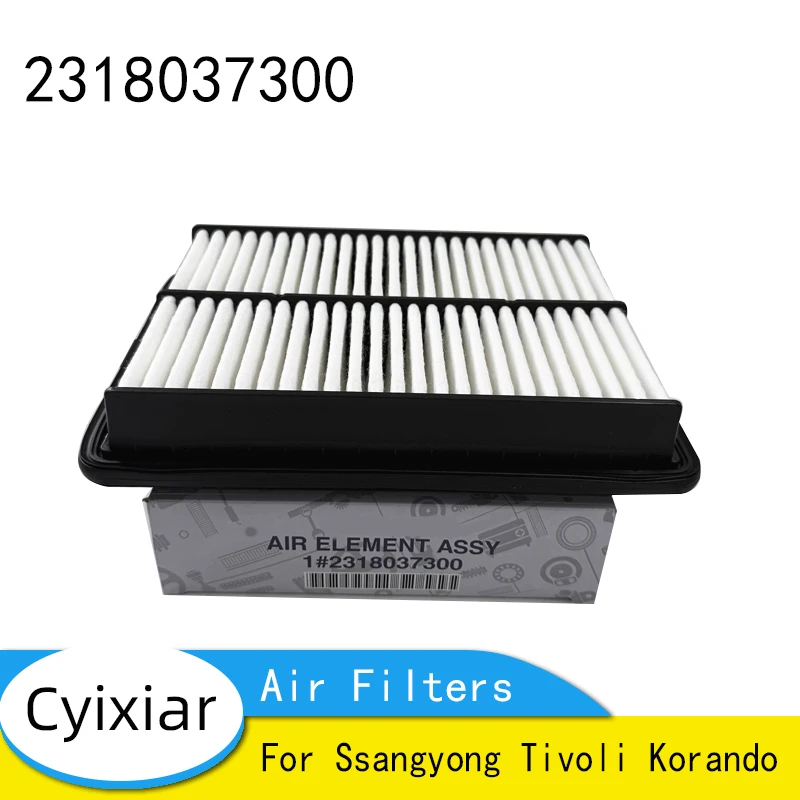 

Совершенно новый оригинальный воздушный элемент (воздухоочиститель) для Ssangyong Tivoli Korando 2318037300 23180-37300