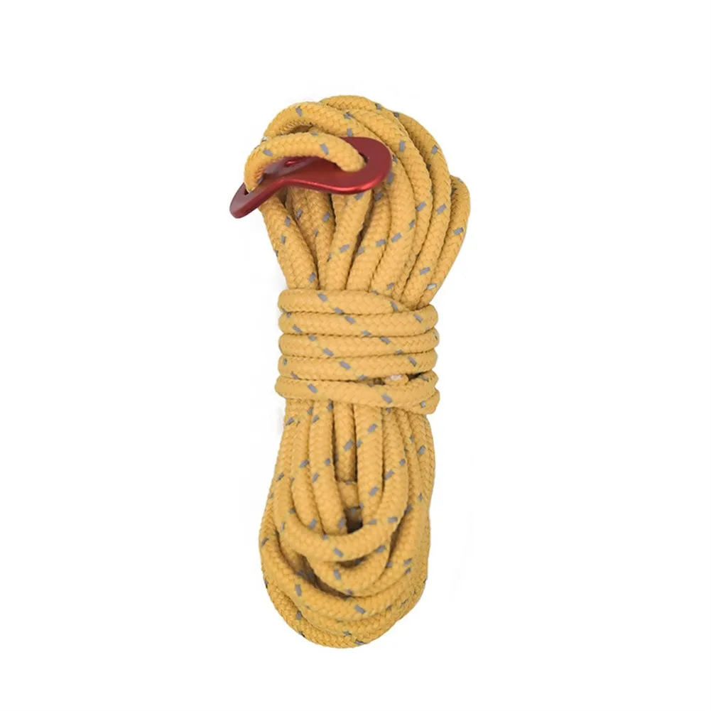 

4M Reflective Wind Rope With Buckle Adjuster Windproof Noose Tent Accessories Tents Rope Tightener Camping With Buckle