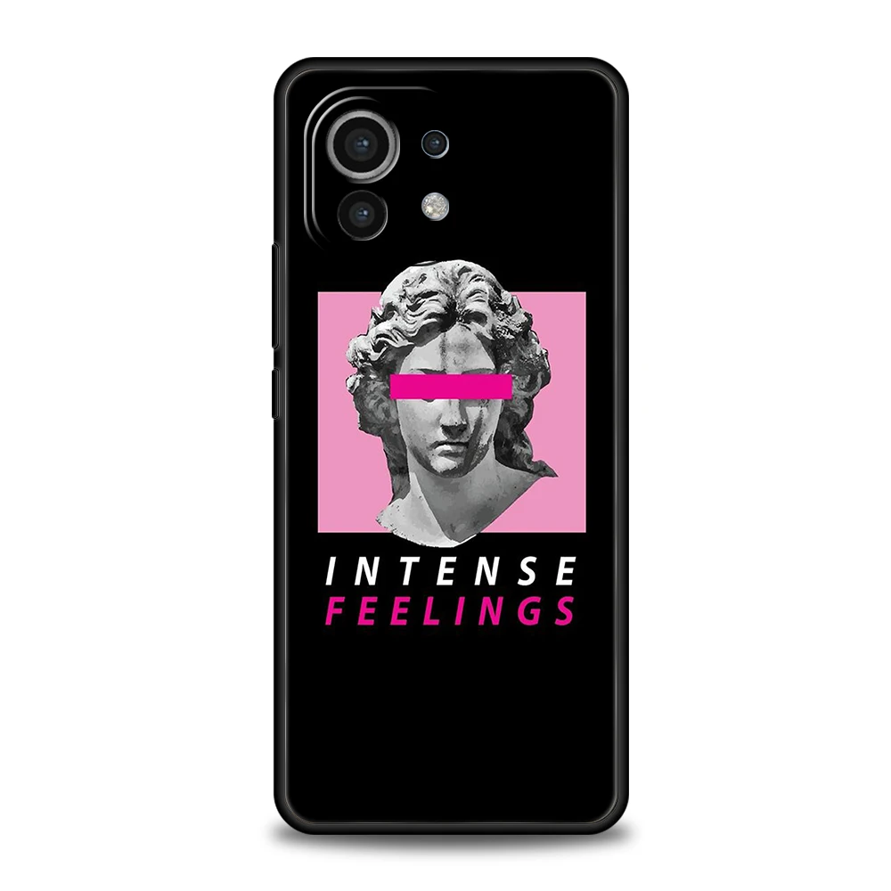 Cartoon Art Statue Abstract Phone Case For Xiaomi Mi X3 X4 NFC F3 M3 M4 GT Note 9T 10T 10 11 Ultra 11T 11X 12 Pro Lite 5G Shell