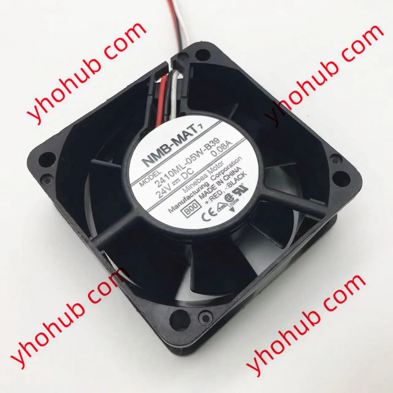 NMB-MAT 2410ML-05W-B39 B00 DC 24V 0.08A 60x60x25 мм вентилятор охлаждения сервера