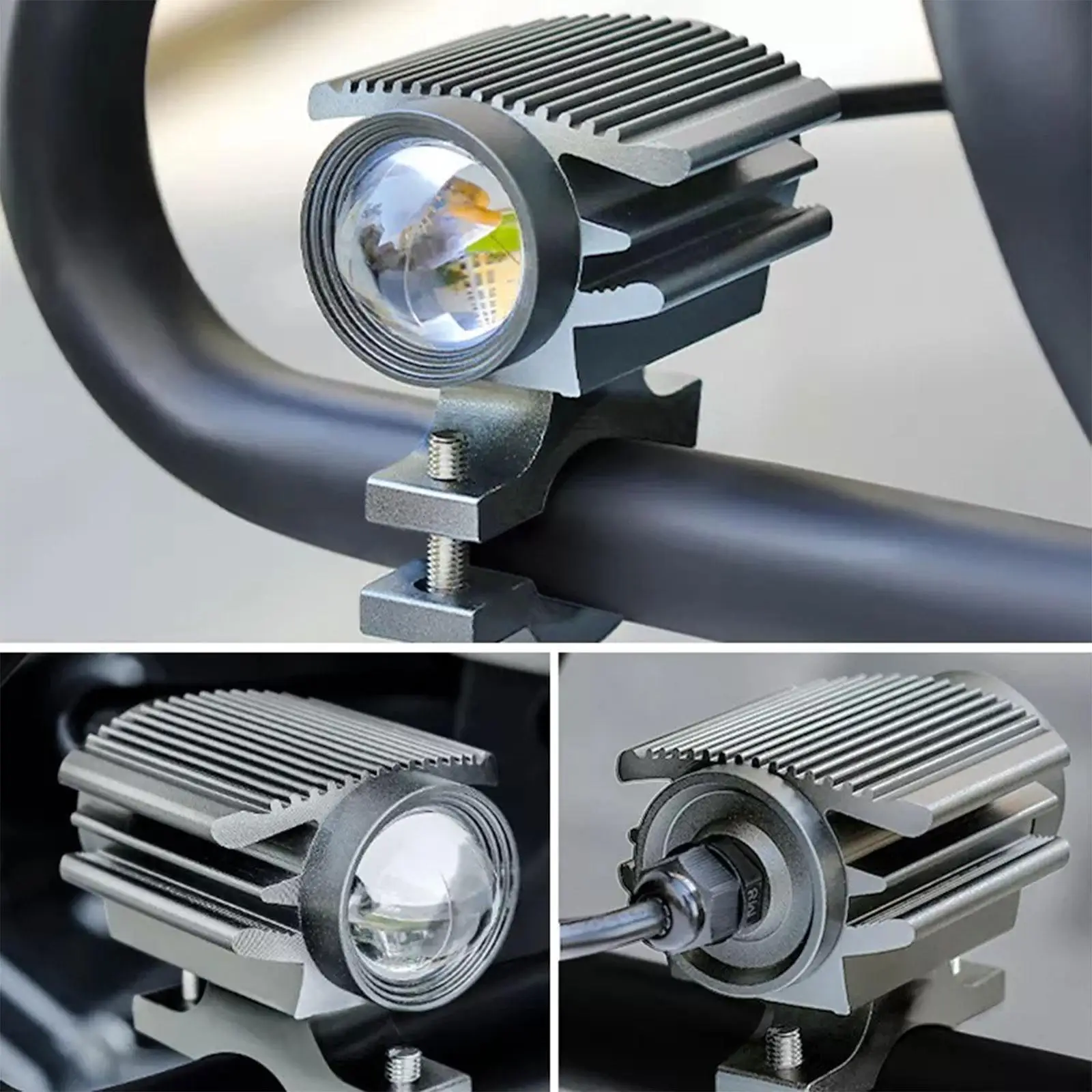 

Motorcycle LED Projector Lens 15W Avoiding Blinding Passing Lamps Fit for Bike ATV