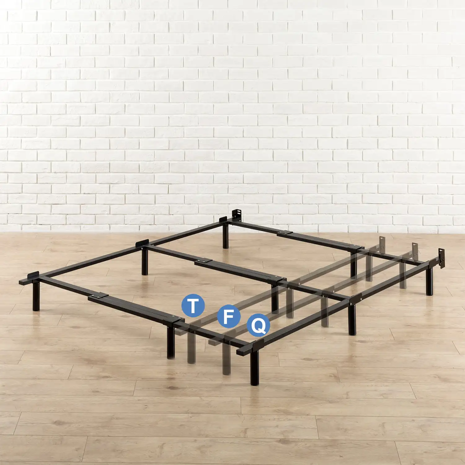 

free shipping Paige Compack® 7" Metal Heavy Duty Bed Frame Twin/Full/Queen
