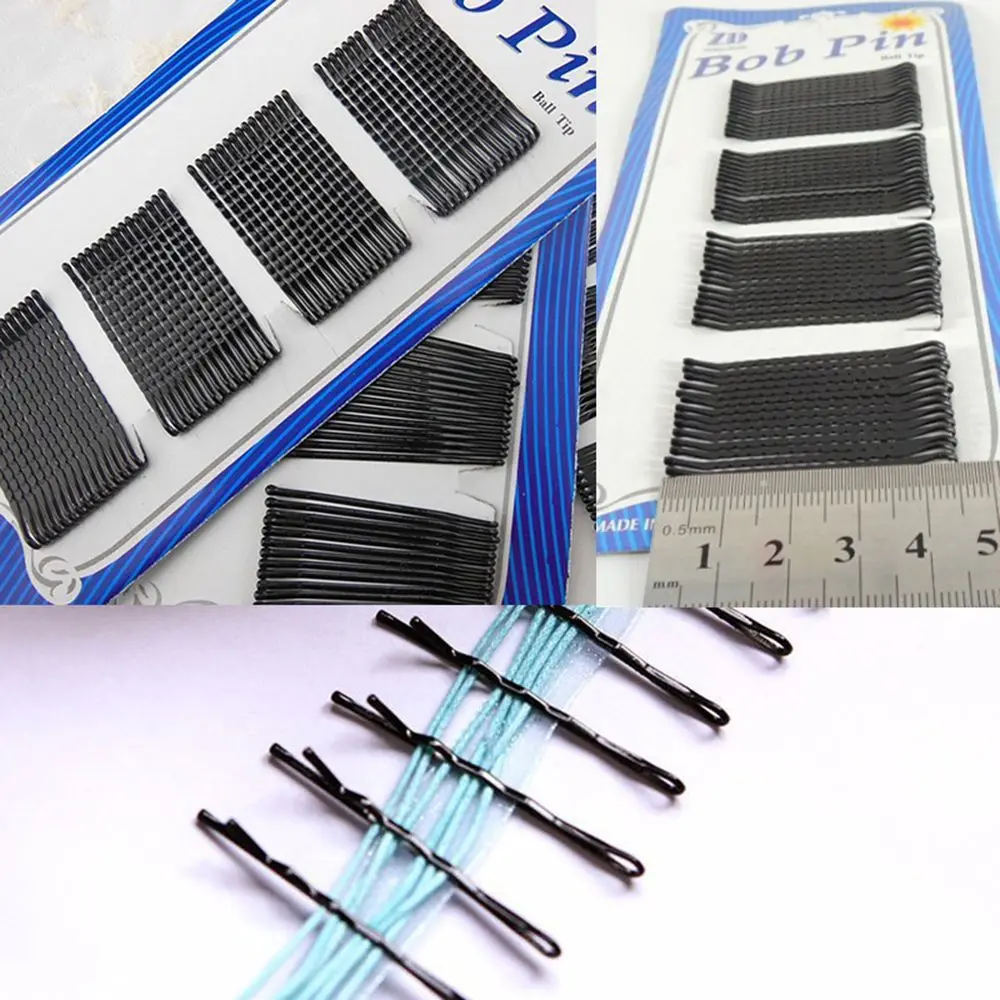 Салон Ретро Практичные обтекаемые женские простые дизайнерские черные заколки