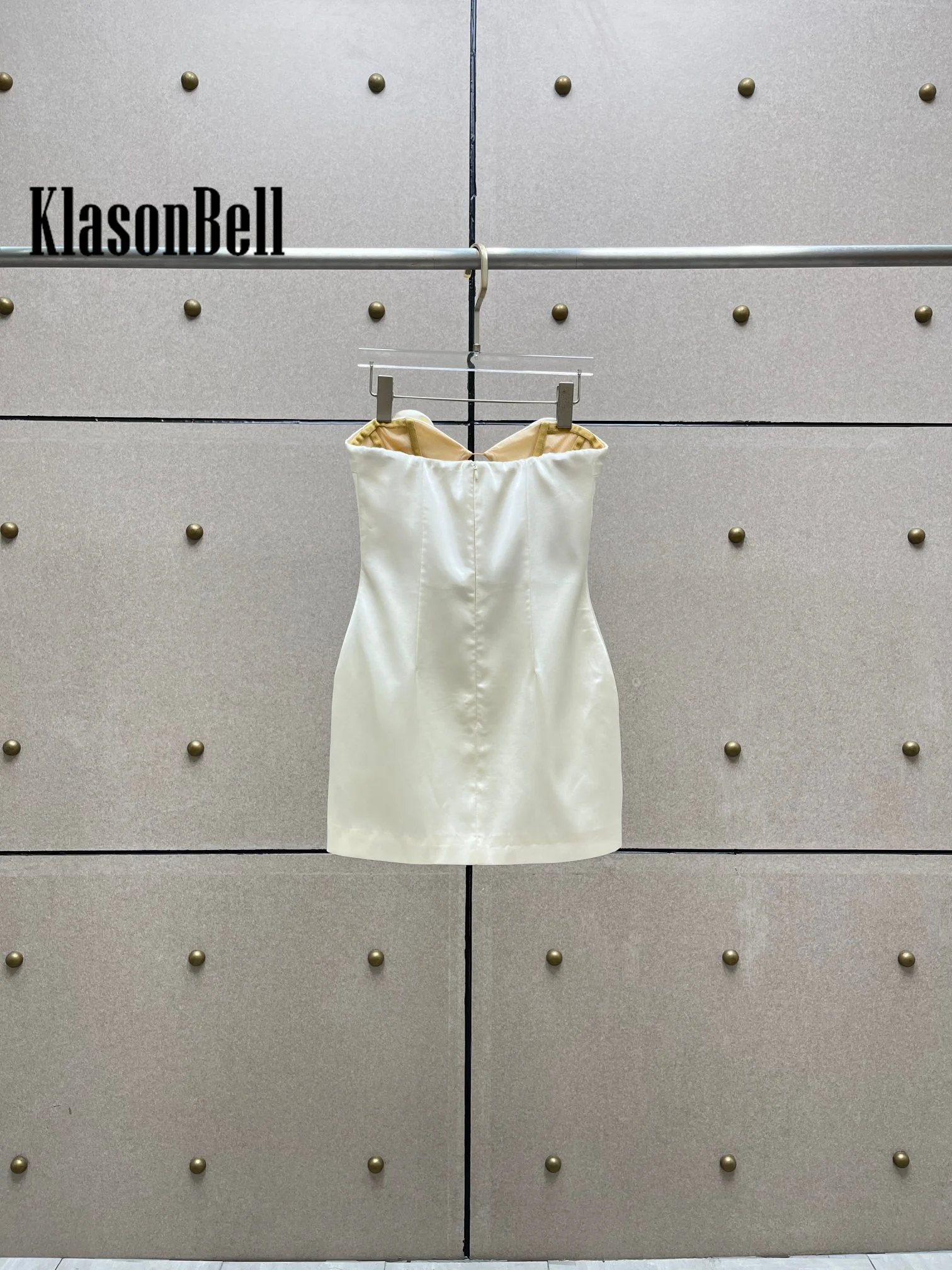 11.22 KlasonBell шикарное вечернее платье без бретелек с цветочным дизайном