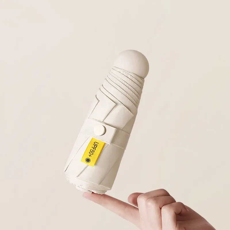 Капсульный зонт от солнца Женский солнцезащитный Зонт УФ-лучей двойного