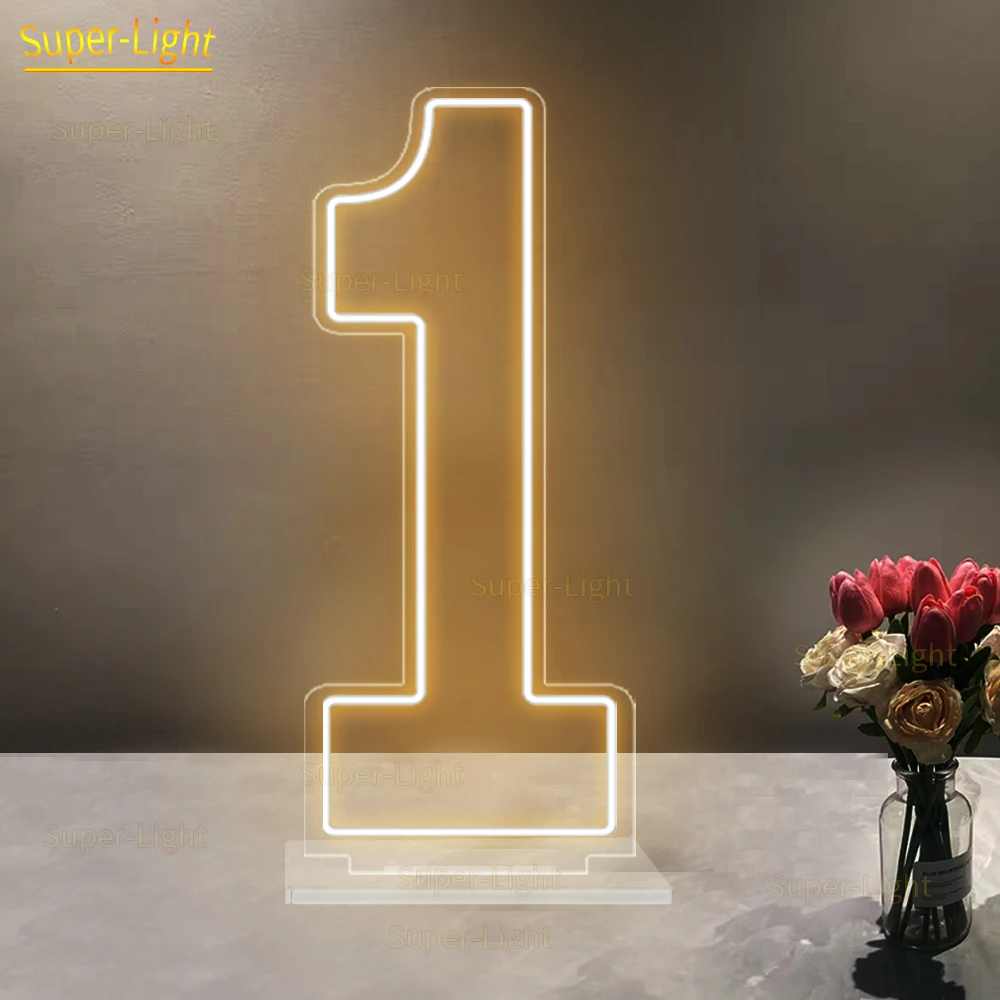 Большая неоновая подсветка 100x4 2 см