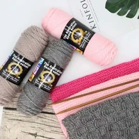 3pcs koala wool yarn woven scarf in thick hand woven coat thick wool milk cotton swab needle and thread sue wool yarn