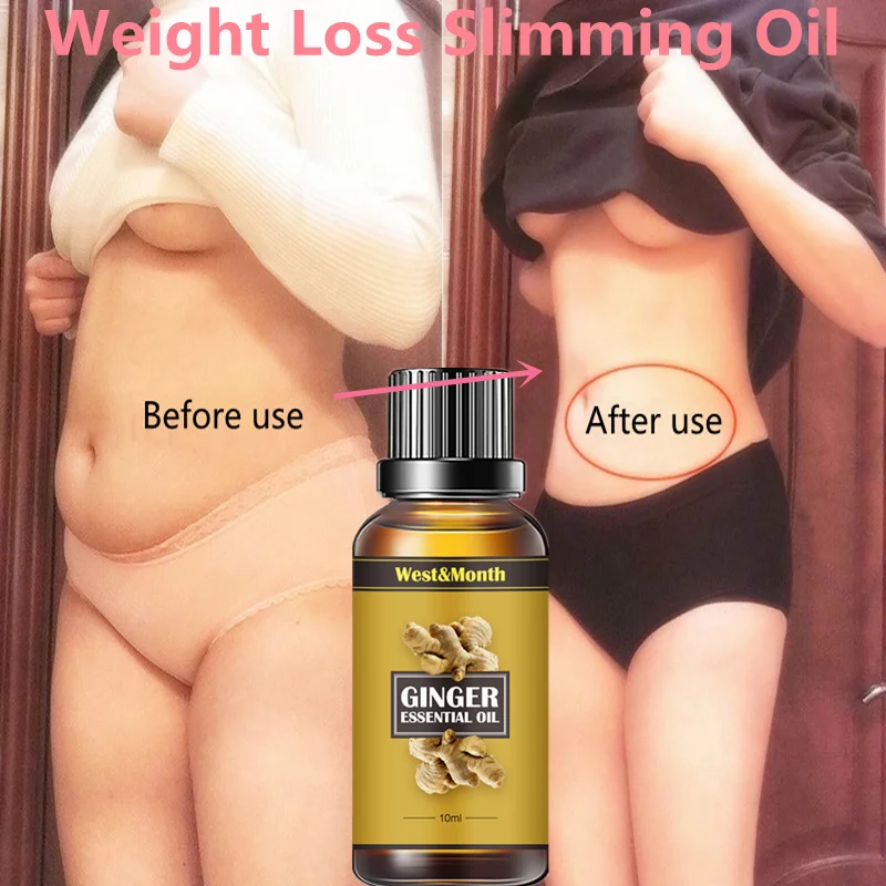 Slimming Products 30ML Cellulite Slimming Oil Fast Fat Burning Slimming Cream Ginger Slimming Oil Slimming Belly Slimming Thighs