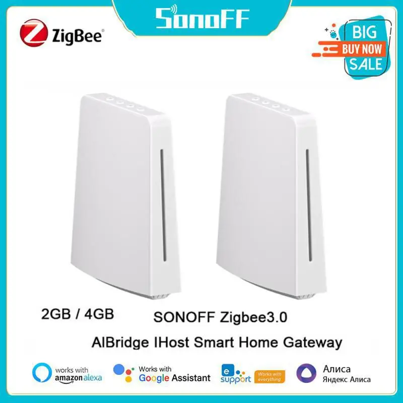 

SONOFF iHost Smart Home Hub AIBridge 4GB/2GB Zigbee Gateway Private Local Server Compatible with Wi-Fi LAN devices Open API