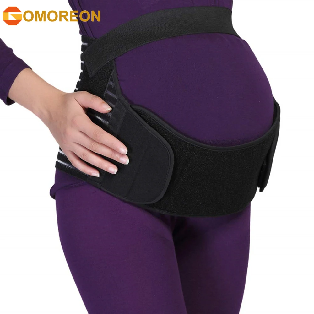 

GOMOREON 1Pcs Pregnancy Support Maternity Belt, Waist/Back/Abdomen Band, Belly Brace
