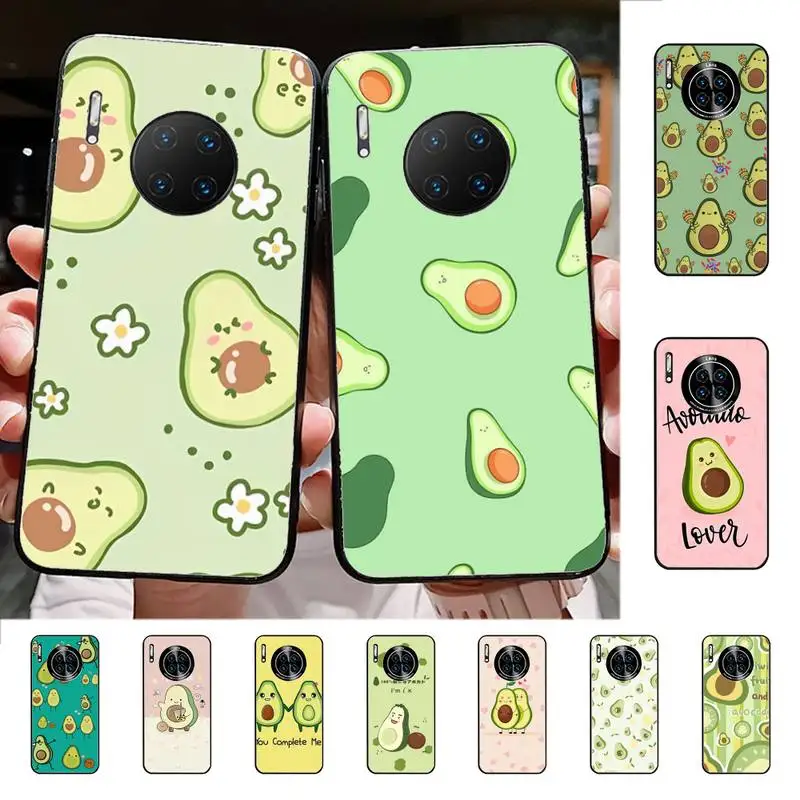 

Cute Avocado Phone Case for Huawei Mate 20 10 9 40 30 lite pro X Nova 2 3i 7se