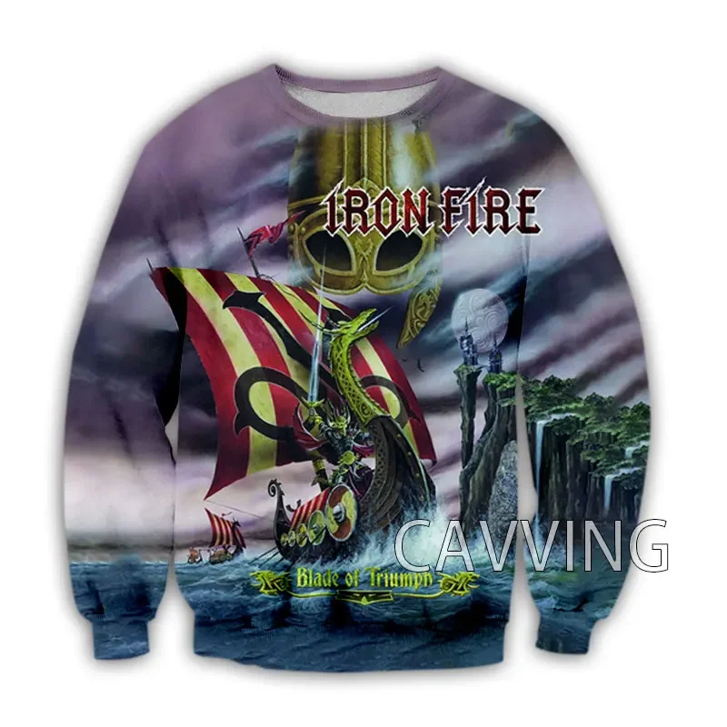 Свитшот с длинным рукавом для мужчин и женщин Модный свитшот 3D-принтом железного