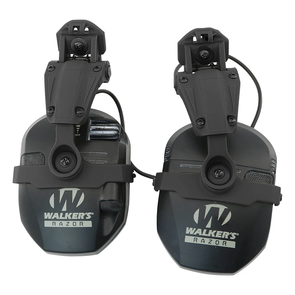 Tactical Headset Adapter M-LOK Helmet Rail Mount Compatible with Walker's Razor Slim Hearing Protection Electronic Earmuffs