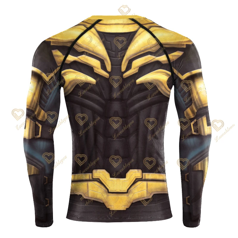 Thanos Quick Dry Short Sleeve Sport T Shirt Gym Jerseys Fitness Shirt Trainer Running T-Shirt Teenager Breathable Sportswear