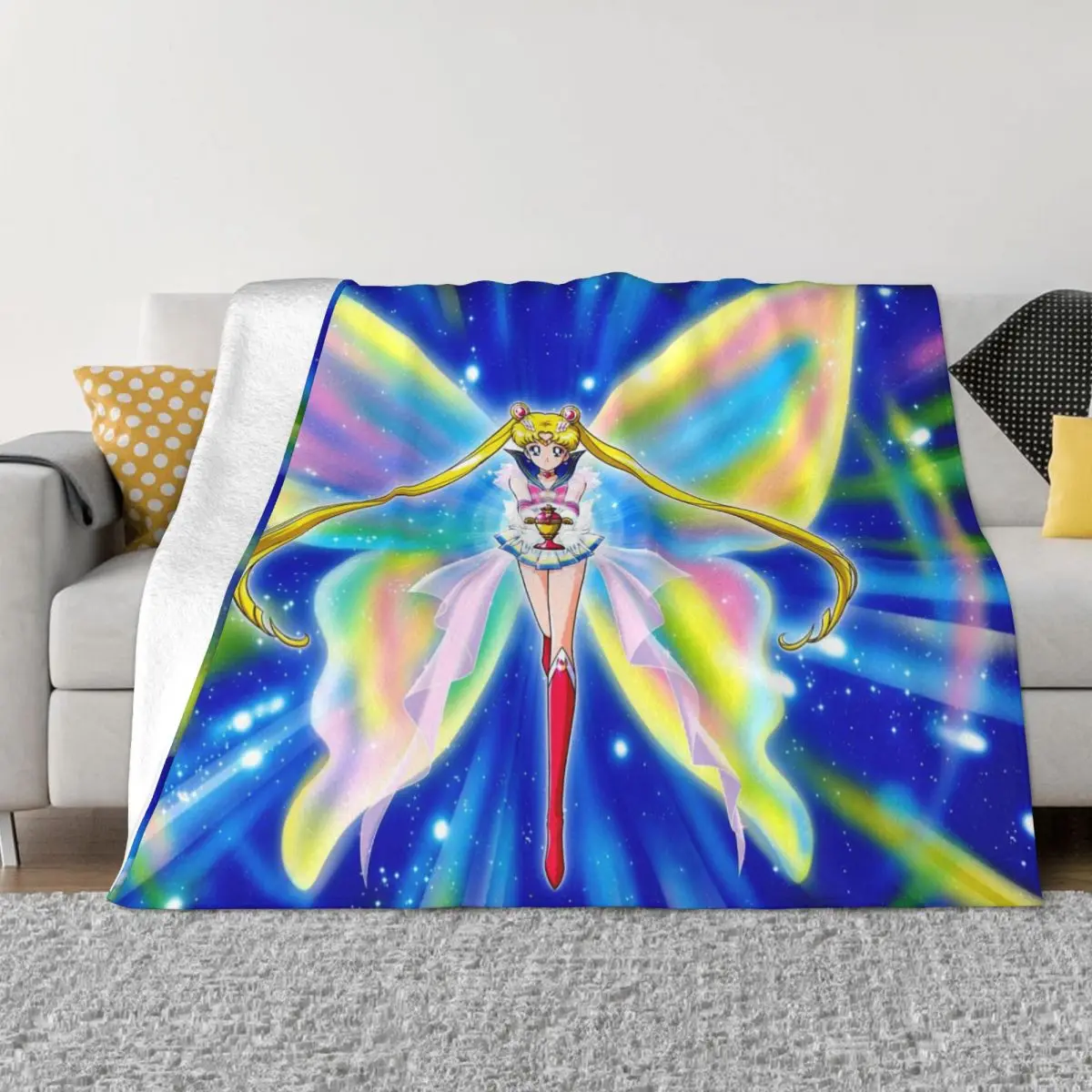 

Sailor Moon Blankets and Throws Super Soft Thermal Indoor Outdoor Blanket for Living Room Bedroom Office Travel