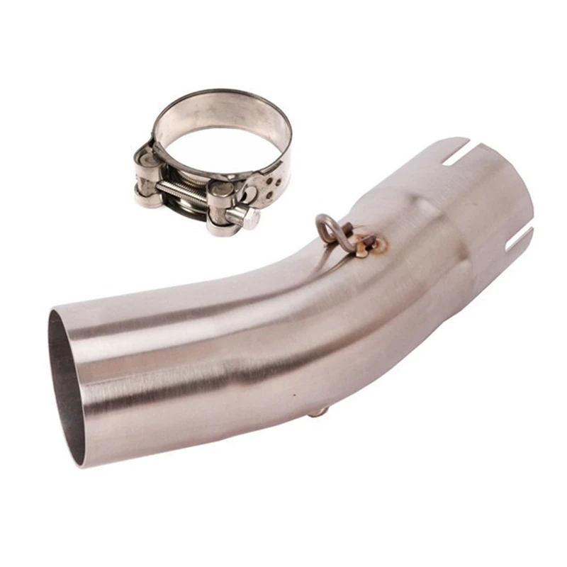 

50.5Mm Motorcycle Exhaust Muffler Modified Connection Middle Tube Link Pipe For Kawasaki Z900RS 2017-2020