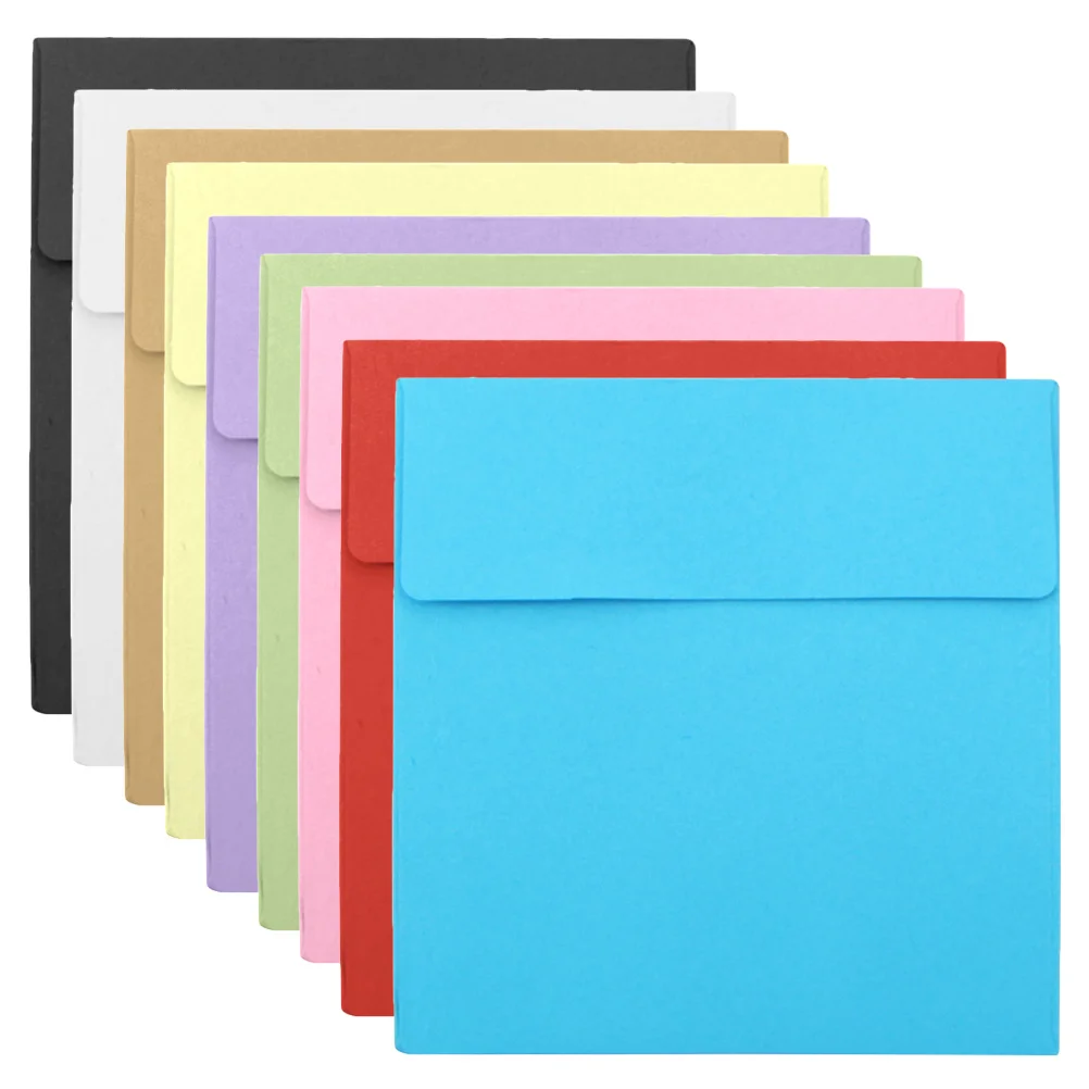 

Envelopes Envelopeself Seal Invitation Announcements Booklet Holiday Business Colored Colorfulblank Square Greetings Pocket