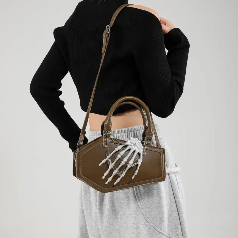 Готическая сумка на Хэллоуин через плечо из искусственной кожи декор в виде