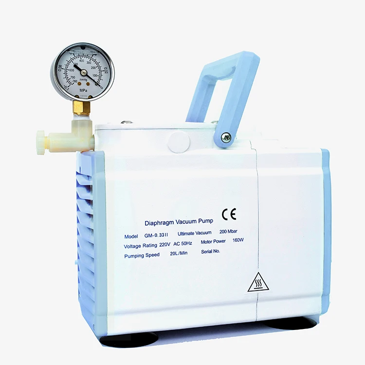 

GM-0.5A Lab Chemical Resistant Anti-corrosion Mini Gas Oil-free Diaphragm Vacuum Pump