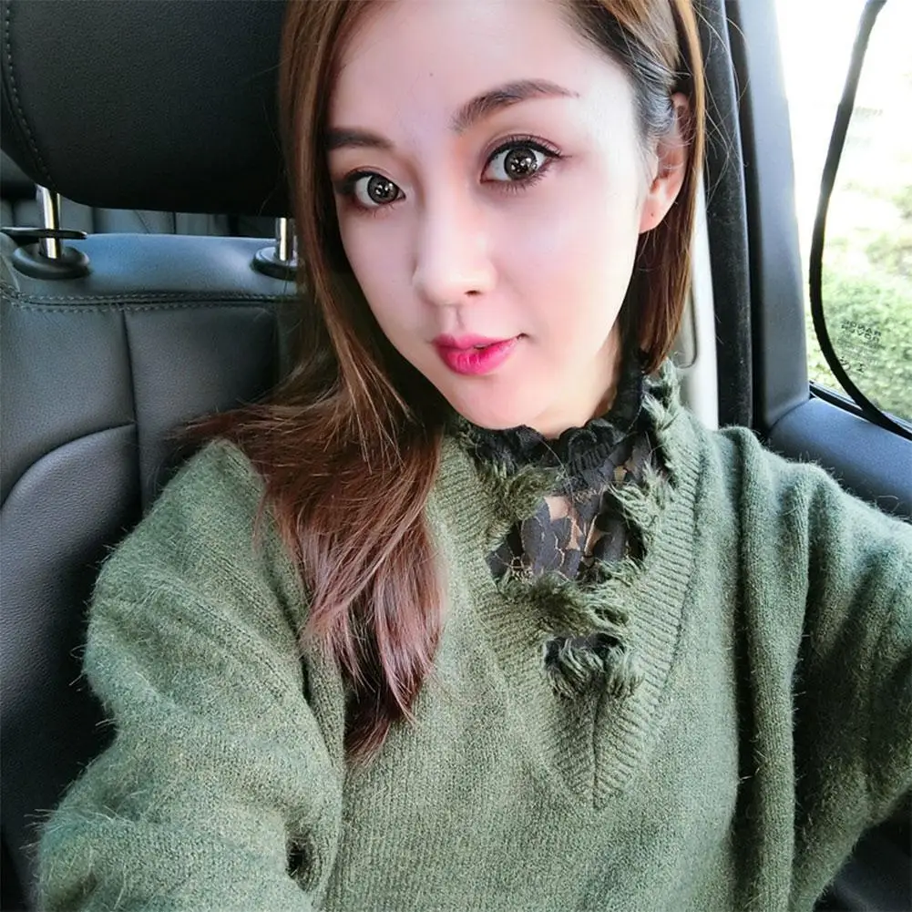 

Lace False Collar Shirt Ladies Decorative Collar Fake Autumn And In All-match Ladies Collar Workplace Elegant Winter M2p2