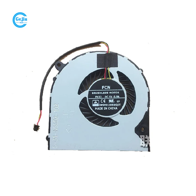 Новый оригинальный вентилятор охлаждения процессора для CLEVO 6-31-N5502-100 FH22 F57