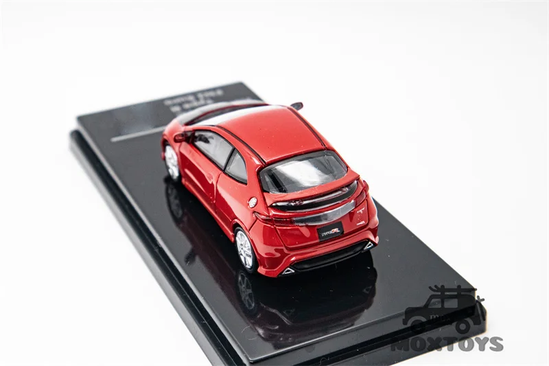 Модель автомобиля Para64 1:64 Civic FN2 Type R красная литая под давлением