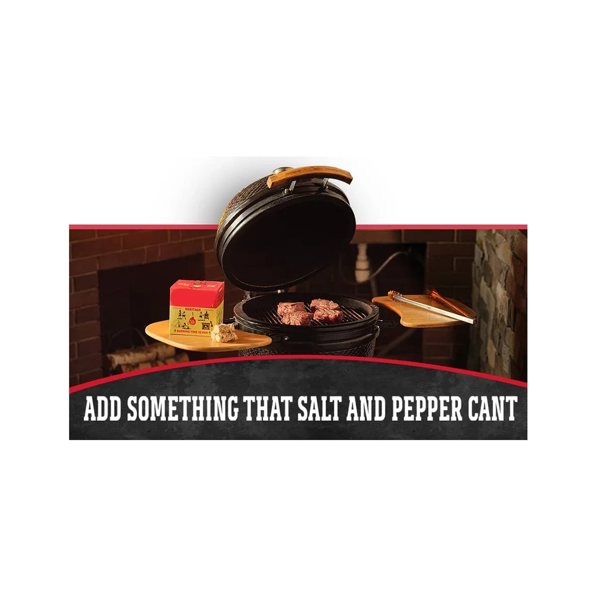 for Fireplace, Wood Stove, Campfires, Grill, Fire Pit, Smoker, BBQ - Odorless Charcoal Sticks 5