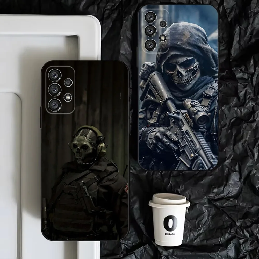 C-COD Call Of D-Duty Phone Case For Samsung S25 S24 S23 S22 S21 S20 S10 Ultra Plus Lite FE Soft Silicone Black Cover