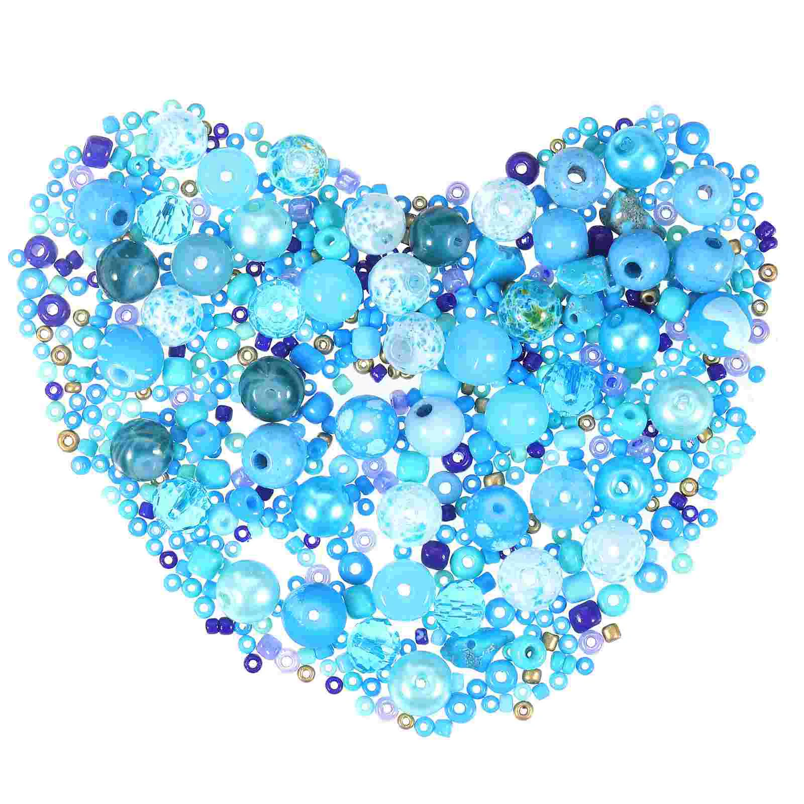 

2 Bags Jewels Kids Bead Set Beads Kids Charms Beads Bulk Necklaces Loose Beads Jewelry Self Made Mixed Bead Suit