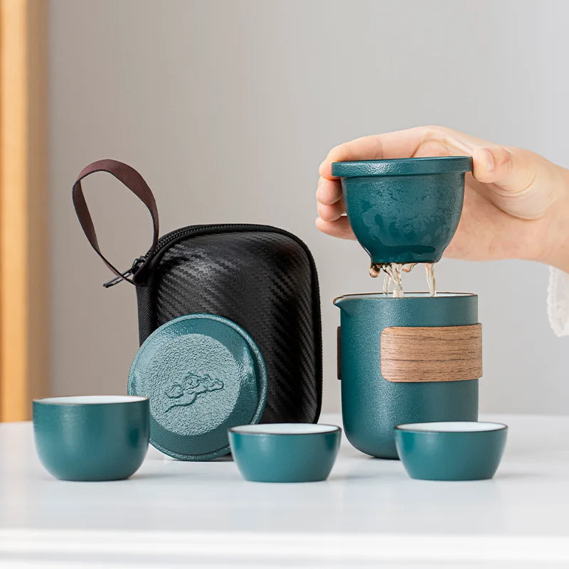 

Cutlery Tea Pot Set Teaware Tea Ceremony Top Porcelain Gifts Tea Pot Set Vintage Premium Traditional Juego De Te Tea Set