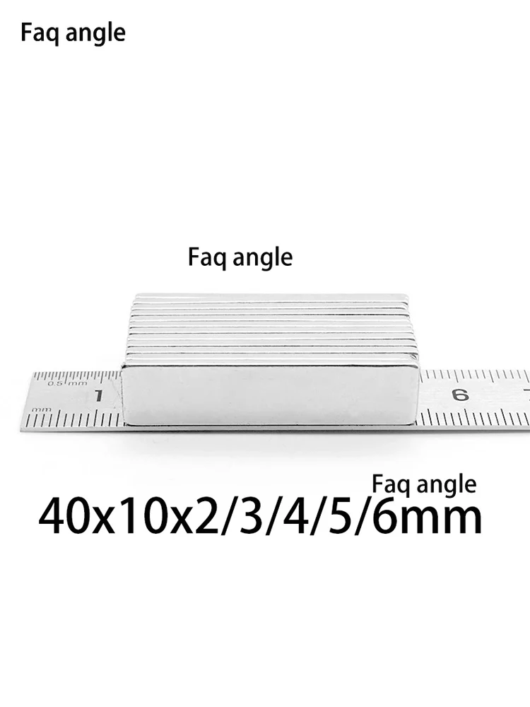 Imanes De Neodimio 40x10x 2/3/4/5/6 мм неодимовые магниты блок супер мощные постоянные Puissant |