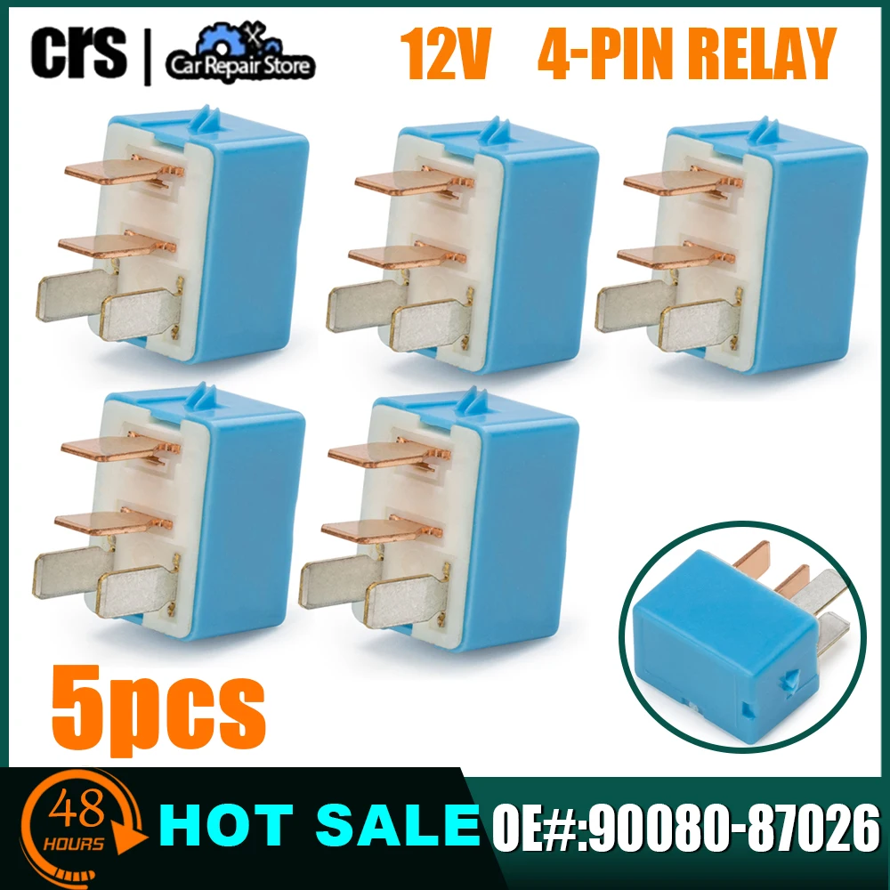 

5 шт. 90080-87026 9008087026 90987-02027 85915-12020 Модуль автомобильного реле (12 В, 4 контакта) Для Lexus Для Scion Для TOYOTA YARIS 2007
