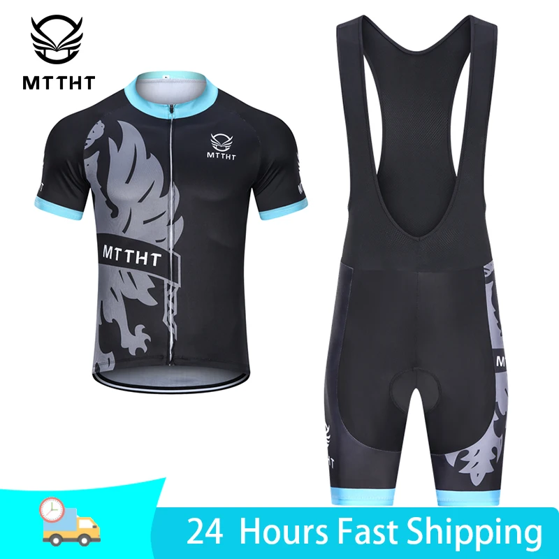 

Team Cycling Jersey Sets Summer Breathable Bike Wear Short Sleeve Pant Set MTB Maillot Ciclismo Riding Bicycle Cycling Clothing