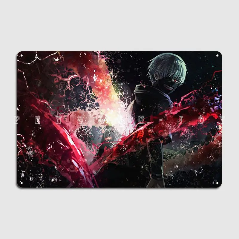 

Токийский Гуль, металлический плакат, кинотеатр, кухня, бар, пещера, винтажная роспись, оловянный знак, плакаты