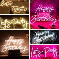lets party led neon lights sign for kawaii room decor neon lampsfor birthday partyled lamp luminous signs a01 15uwc