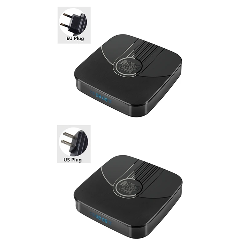 

M98 PLUS TV Box BT5.0 3D Fast Dual 100M Wifi Support 4K 2+16GB Amlogic TV Box Set Top Box EU Plug Durable Easy To Use