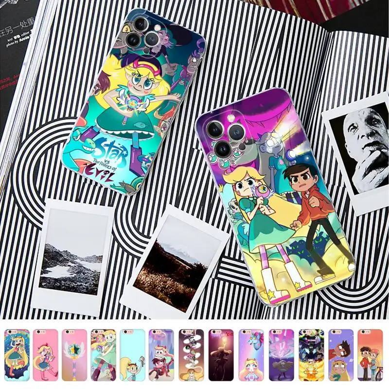 

Disney Star Butterfly Princess Star Vs. The Forces Of Evil Phone Case For iPhone 14 11 12 13 Mini Pro XS Max 7 8 Plus XR SE 2020