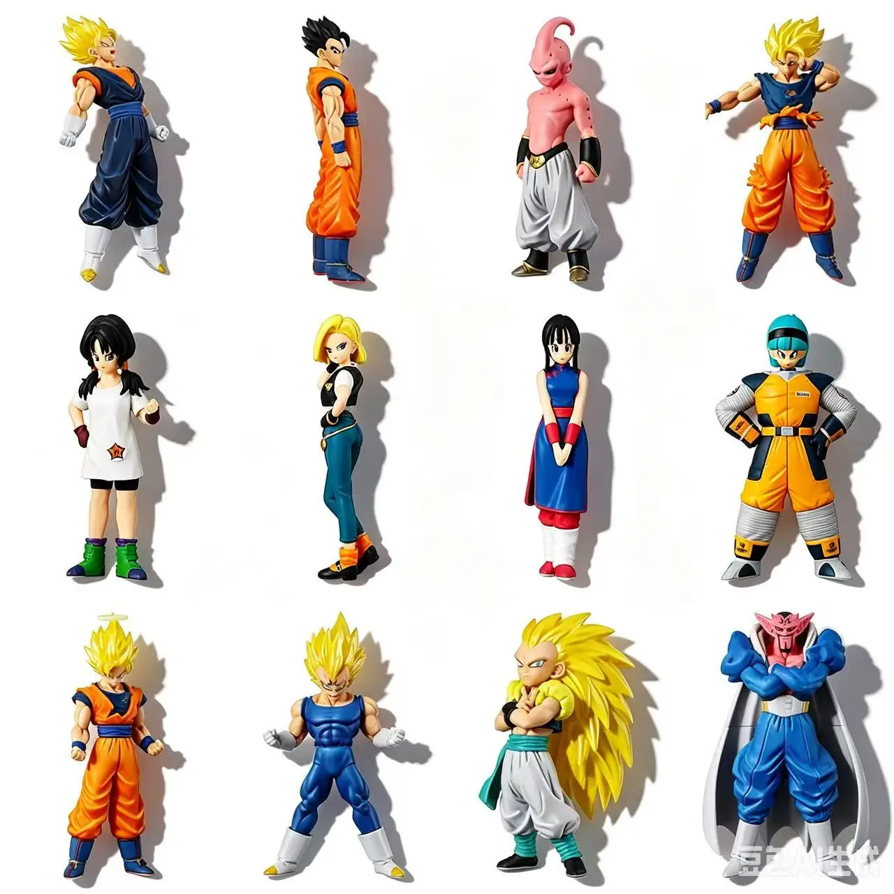 Фото Оригинальные фигурки Bulma, Videl, Majin Buu, Vegeta, Gotenks, Dabura из серии HG: Великий Демон. Аниме-фигурки, модели, украшения, игрушки. №3
