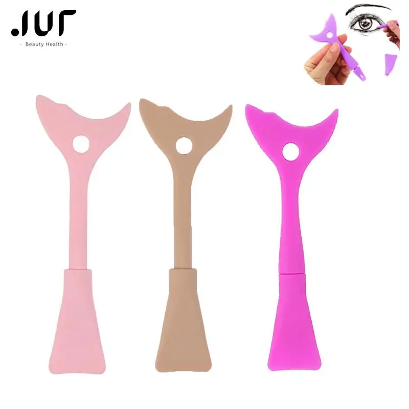 

Silicone Eyeliner Makeup Stencils Wing Tips Marscara Drawing Lipstick Wearing Aid Face Cream Mask Applicator Makeup Beauty Tool