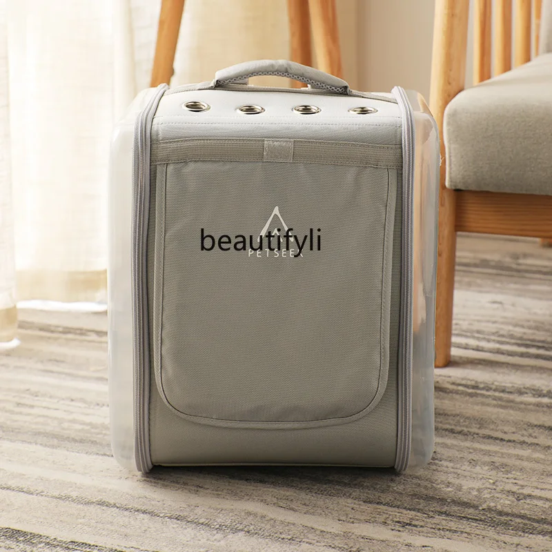 

Сумка на колесиках zqCat, чехол, портативный рюкзак для домашних животных, кошки, собаки, космическая капсула, клетка для кошек, школьный рюкзак, принадлежности