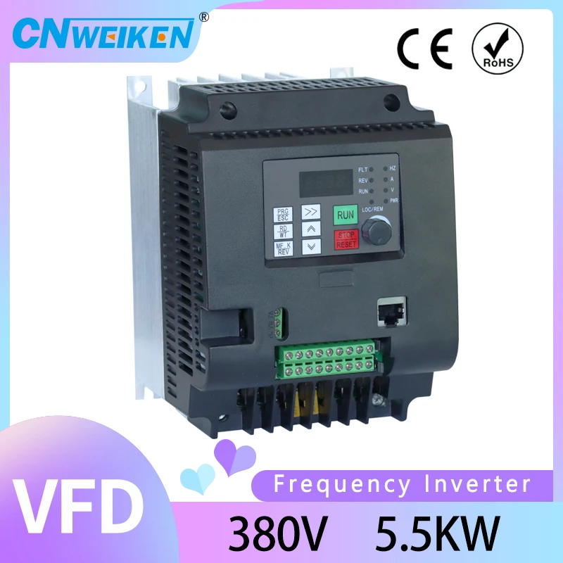 

New arrival 5.5kw 380v control inverter variable frequency drive VFD factory direct selling free shipping