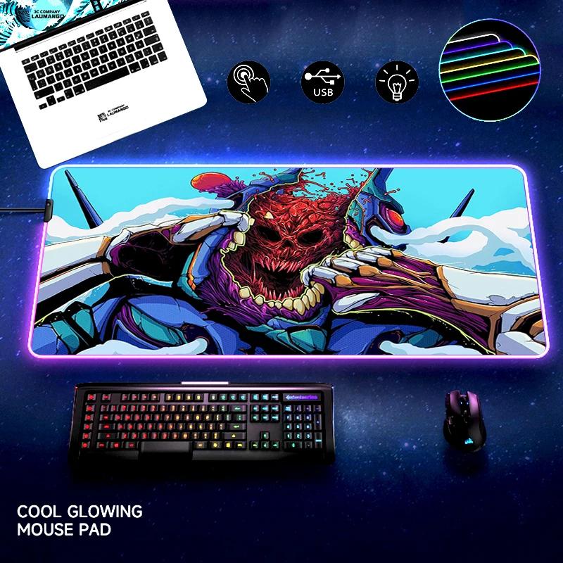 

Hyper Beast Mouse Pad Gamer Desk Accessories Computer Mouse Mats Large Mousepad Gaming Backlight Mausepad Pc RGB Gamer Cabinet