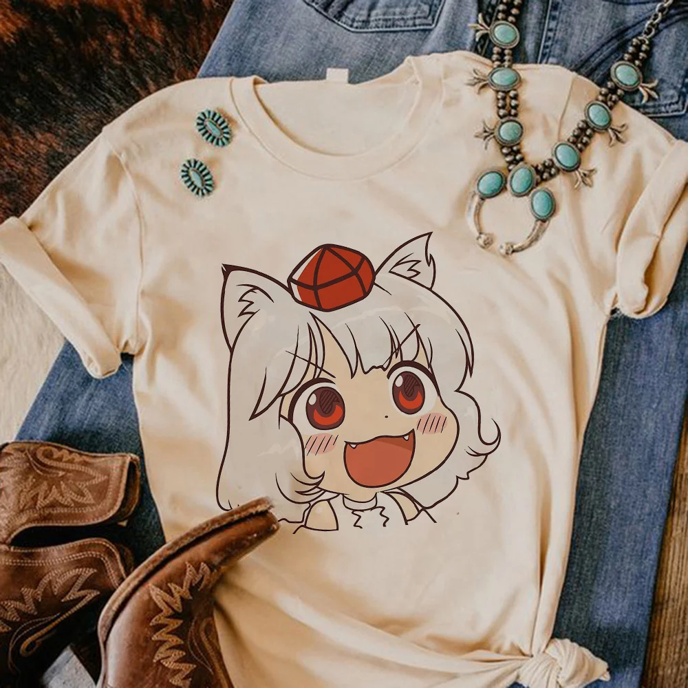 

Touhou t-shirts women manga summer t-shirts female funny clothes