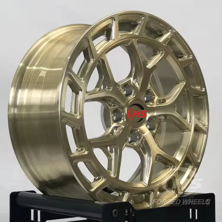 Фото Кованые диски из алюминия 6061-T6 с покрытием Frozen Gold, 18-21 дюйм, 5x120, 5x112, для RS6 C7 C8, 1 шт. №1