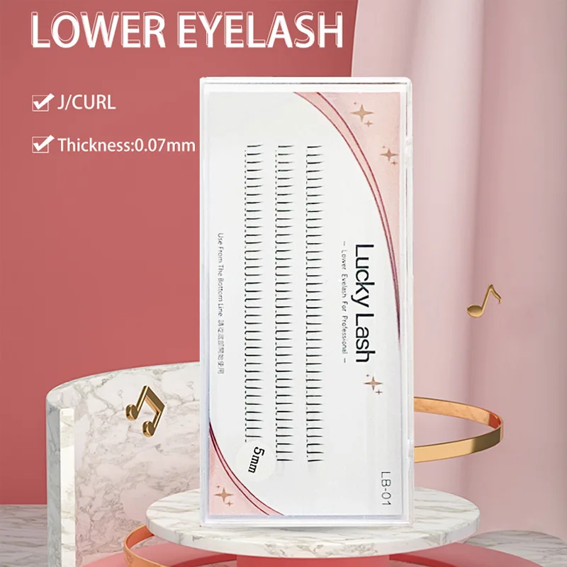 

Lower eyelashes Professional Makeup J curl 0.07 Lash Individual Lashes Natural Eyelashe Mink False Eyelash Extension